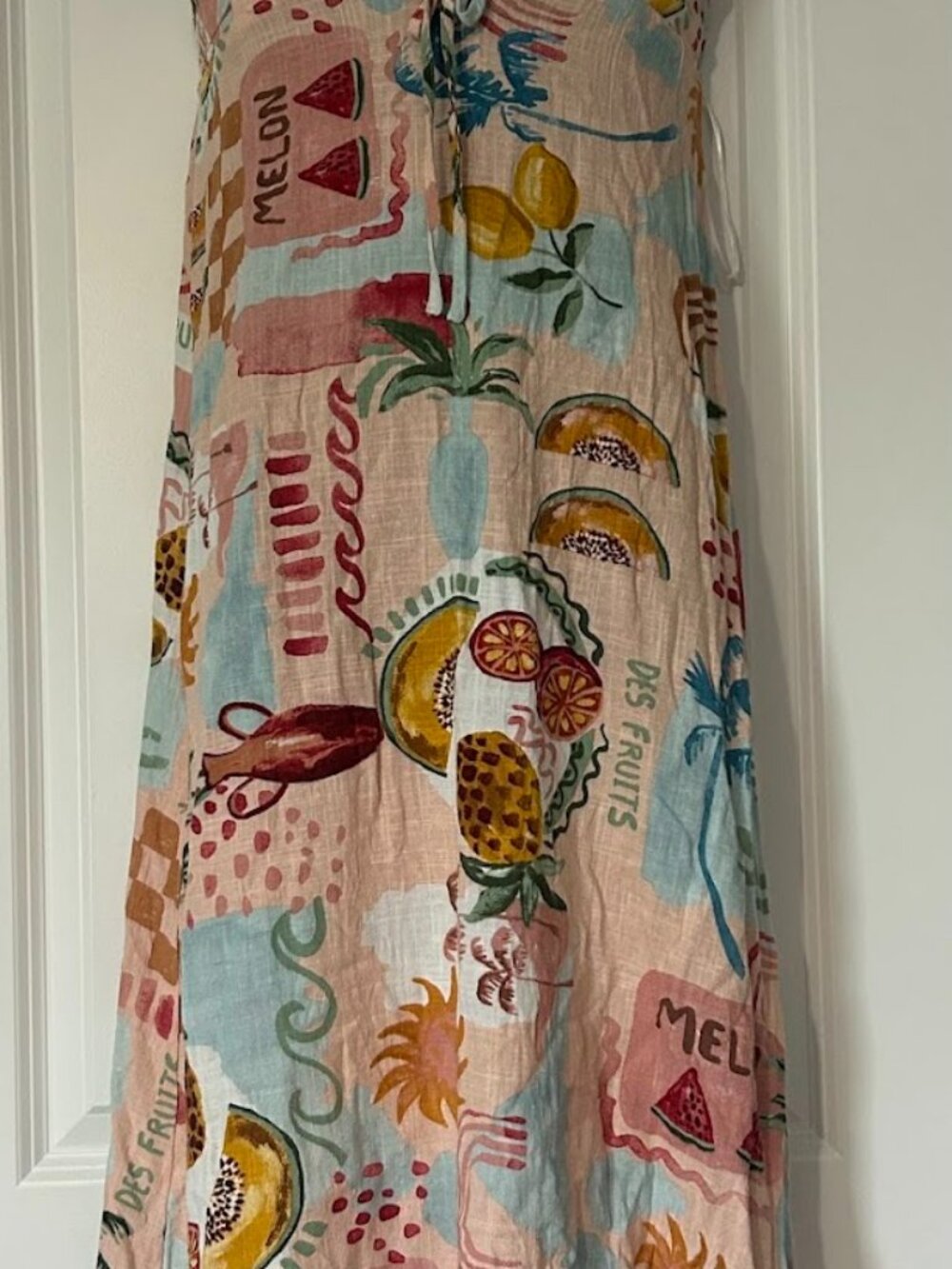Paper Heart Fruit/Melon Maxi Dress